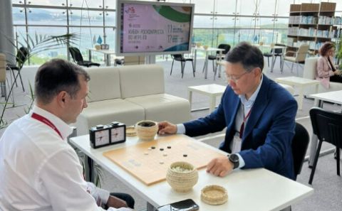 中俄围棋“明星赛”在东方经济论坛上演